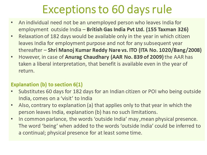 NRI and Income Tax implications | CA for NRIs in Mumbai