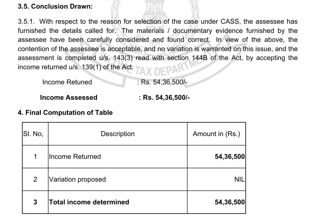 Crypto Tax Notice Resolved CA Mitesh and Associates Expert Representation Leads to Zero Additions in 2025 Scrutiny