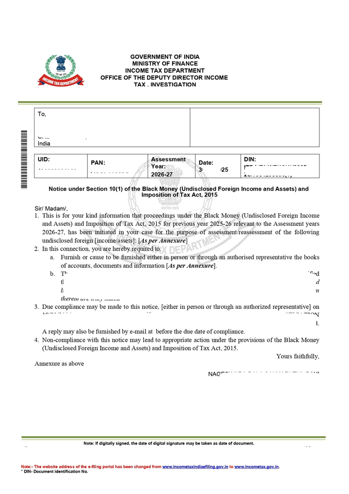 Returning NRIs becoming Indian Tax Residents must disclose Foreign Assets in ITR. Failure leads to severe penalties under Income Tax & the draconian Black Money Act. Learn the implications now