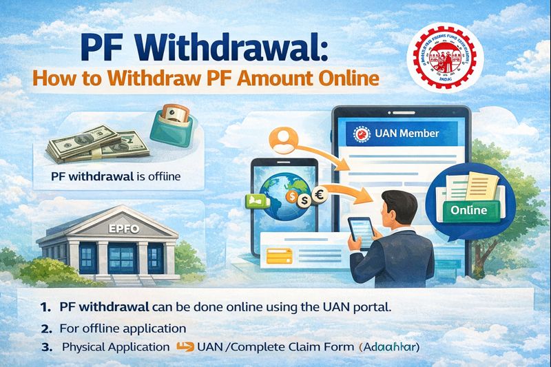 Step by Step guide with screenshots for PF Withdrawal – How to Withdraw PF Amount Online in India by NRIs and Indian Residents.